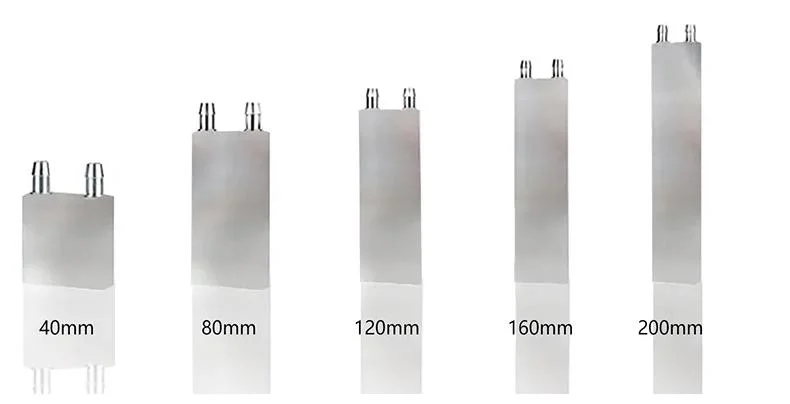 30 mm 40 mm 80 mm 120 mm CPU Aluminium Réfrigérateur Disque à chaleur Bloc d'eau optimisé