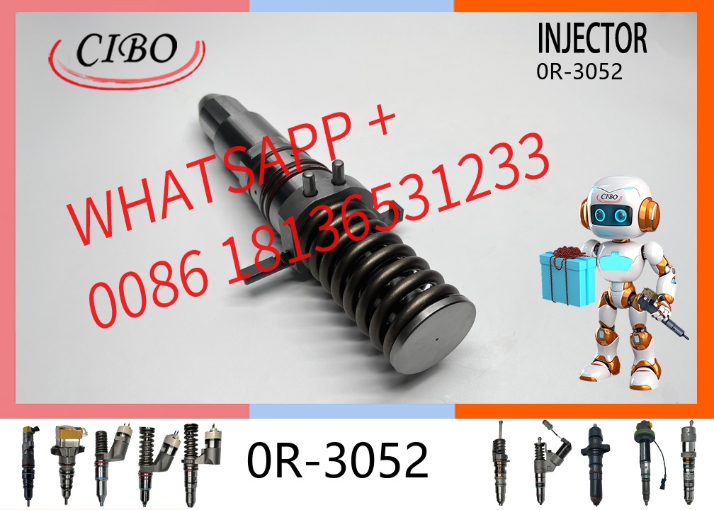 original 0R-3052 Common Rail Fuel Injector for  3508 3512 3516 Diesel Engine 7E6408 7E-6408 0R3052 Excavator 777B 785 789 Fuel Injection Parts original new injector