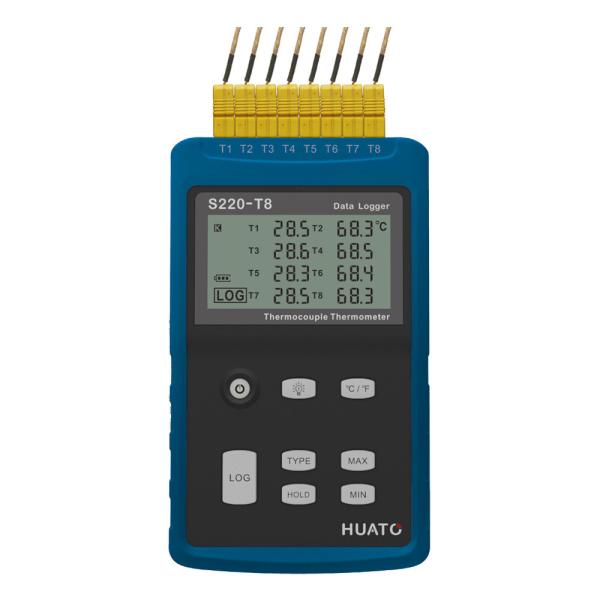 8 industriais canalizam o registador de dados da temperatura para armazenar o OEM/ODM aceitáveis