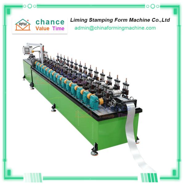Reducer Drive Omega Stud Forming Machine 50m / Min Rolling Forming Machine For House Ceiling