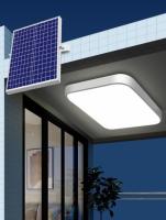 Le hangar d'énergie solaire d'Alu 6000K de place allume les lumières d'intérieur solaires de protection oculaire pour le belvédère