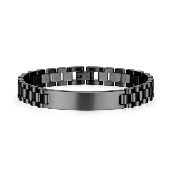European and American Simple CNC Inlay Titanium Steel Men's Bracelet Jewelry Type Bracelets