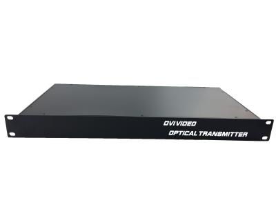 4channel ROHS DVI To Fiber Converter DVI Transmitter & Receiver With 4ch Reverse Data
