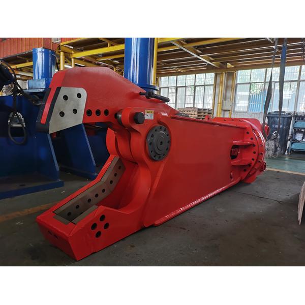 Construcción de residuos metálicos de acero chatarra máquina de afeitar acero hidráulica giratoria de olecranón afeitar para excavadora