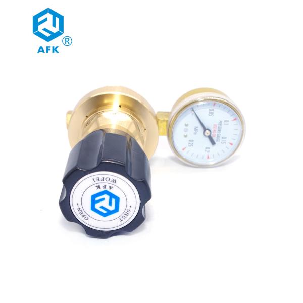 Adjustable Brass Pressure Relief Valve , R57L Brass Gas Regulator 1.0 KG