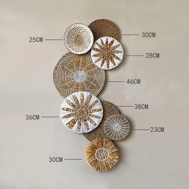 Rattan Creative Handmade Wall Hanging Decoration Wall Art Home Decor