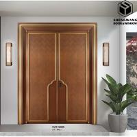 Porte de jardin en cuivre pour chambre à coucher résidentielle