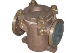 B type rectangular copper seawater filter CB682-78