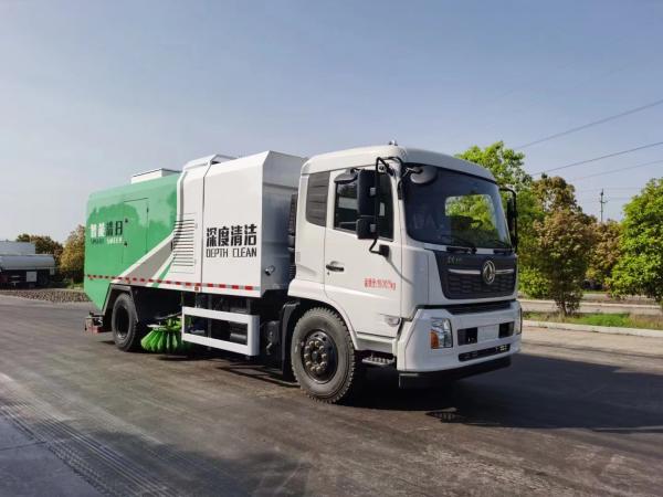 8T10T12T Vacuum Road Sweeper With Water tank Suitable for Urban Street and Airport Runway Cleaning Trucks