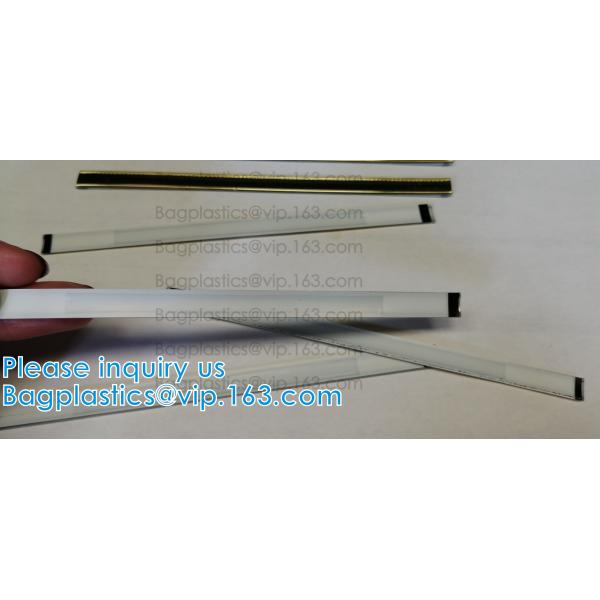 Aluminium Foil Tin Tie Twist Tie Peel And Stick Bag Sealing Coffee Tin Tie Plastic Tin Ties With Adhesive