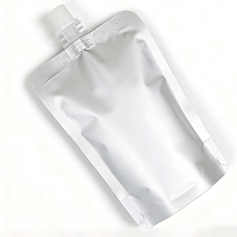 Custom Printed Matte Aluminum Spout Pouches Leak Proof For Juice Wine Liquid Food Storage