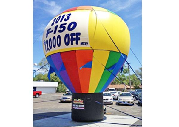 Fabric material Inflatable Advertising Ball ground colorful Inflatable ballon for promotion / outdoor Event