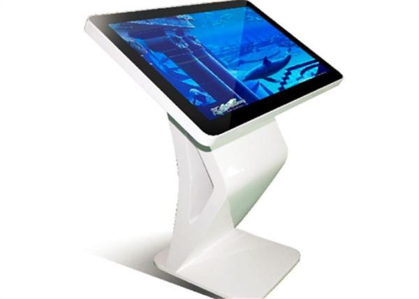 Intel HD Audio 55 Inch Interactive Touch Screen Kiosk 8G Memory High Brightness