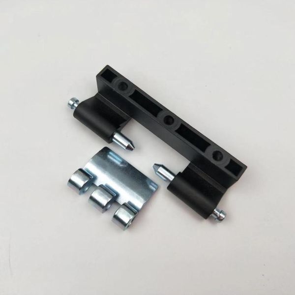 Concealed door hinge panel locks and hinges