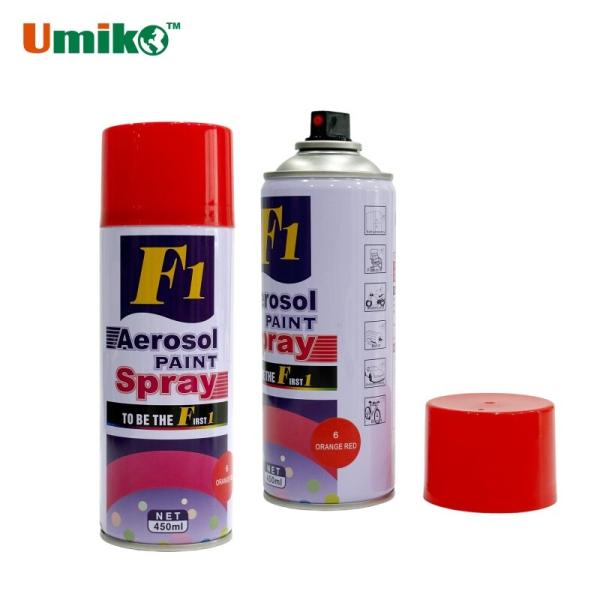 Durable Benzene Free for Heath Automotive Aerosol Spray Paint with Glossy Finish