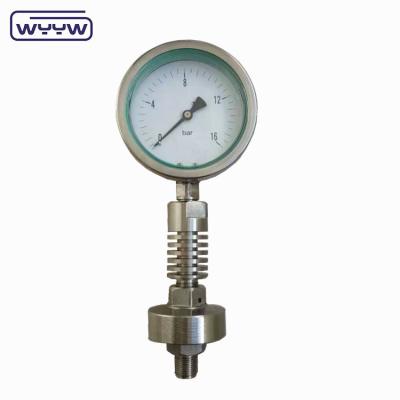 4 High Temperature Pressure Gauge Diaphragm Seal Stainless Steel Material