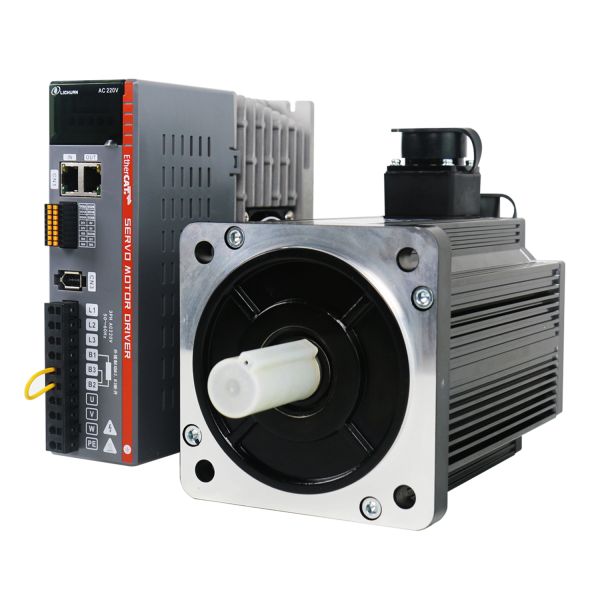 Lichuan AC Servo Motor Drivers Kit LC30E50E Series 7.7N.m 2.0KW 2000W 220V 4.0/5.0/6.0/7.5/9.5/10/13.5A 1500/2500RPM IP66