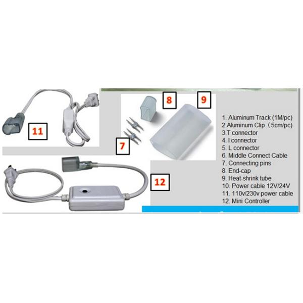 220V 110V 50m Indoor Outdoor Flex LED Neon Rope Light for Holiday Party Valentine Decoration Blue Yellow White by DHL