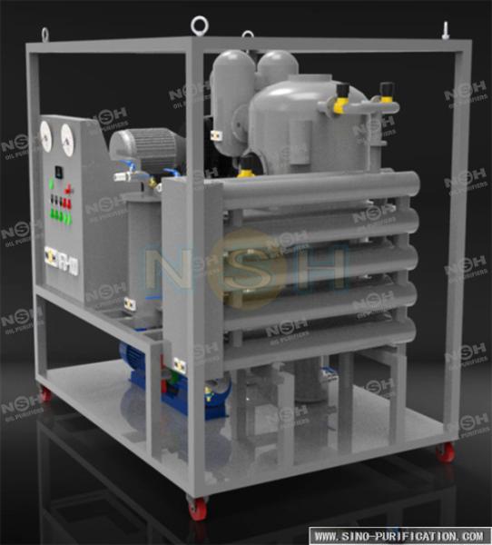 Unidade azul 800-1600KGS da desidratação do vácuo dos sistemas da purificação de óleo/380V 50HZ