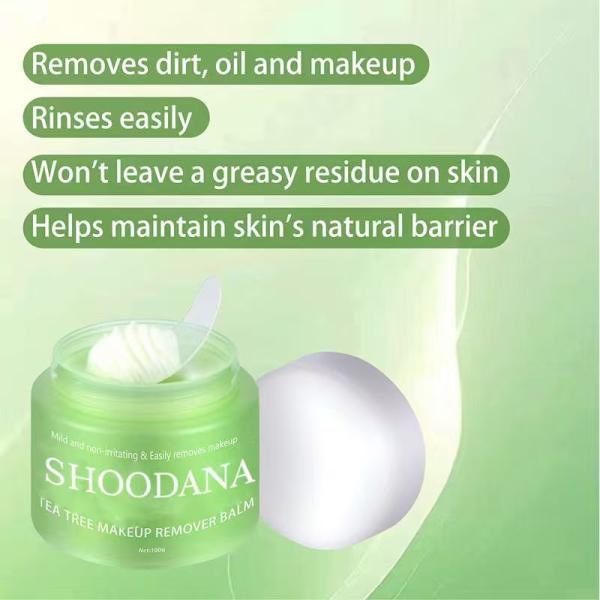 Al por mayor 100g Árbol de té Purificador de poros Cabeza negra Limpieza profunda Bálsamo Acné y manchas Eliminatorio facial Crema de maquillaje