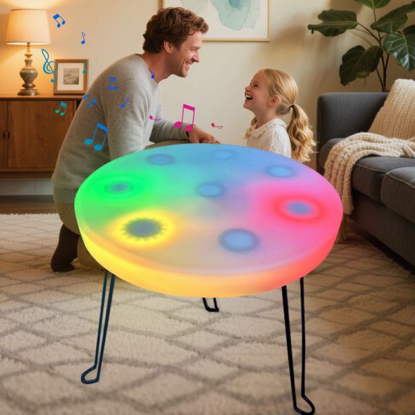 Musical Kids' Tables Whack-a-Mole Game Table Kids Tables Activity Tables and Kids Folding Tables Touch Color Change Waterproof