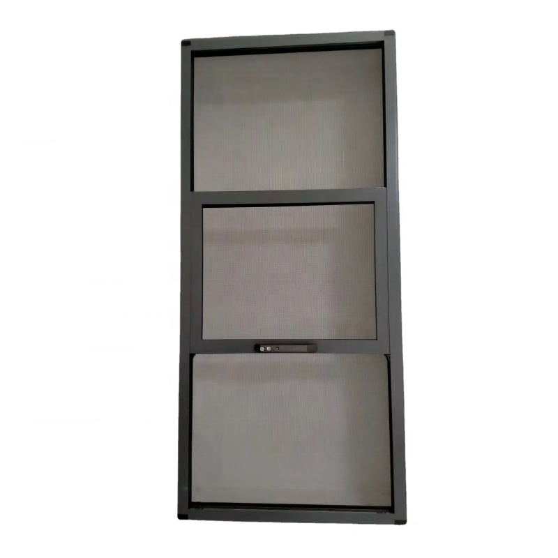 Modern Aluminum Frame Three-section Stainless Steel Mosquito-Proof Washable Window Screens for Kitchen Bedroom Bathroom
