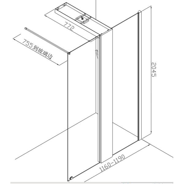 Профессиональная прогулка ванной комнаты в приложениях ливня, ясных стеклянных приложениях ливня