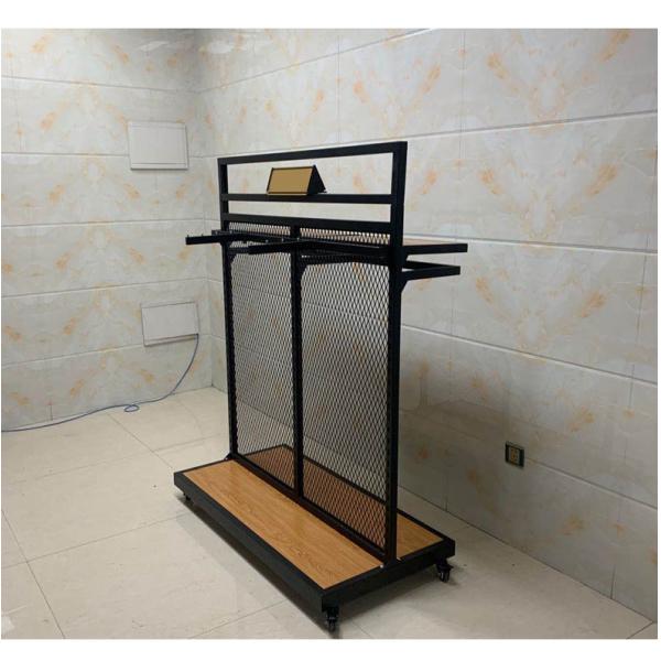 Double-sided Garment Display Retail Clothes Display Racks for Retail Clothing Shops