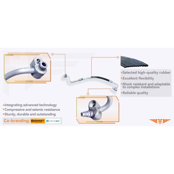 2K0816721C 2016 Caddy IV 2.0T Volkswagen Air Con Pipes For Cars  Fits  Car Air Con Hose