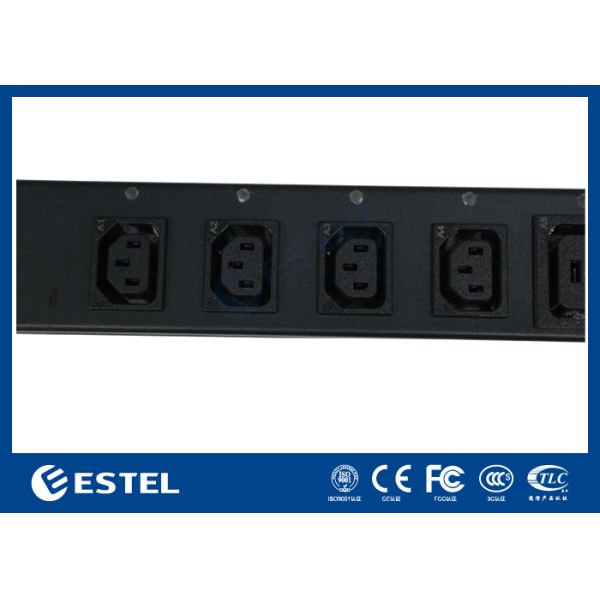 Smart PDU with Real Time Power Monitoring and Environmental Sensors for Data Center Management and Power Delivery