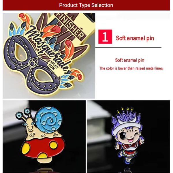 Custom 3D Customizable Embossed Doctor Medical Brooches Enamel Medical Symbol Caduceus Stethoscope Organ Heart