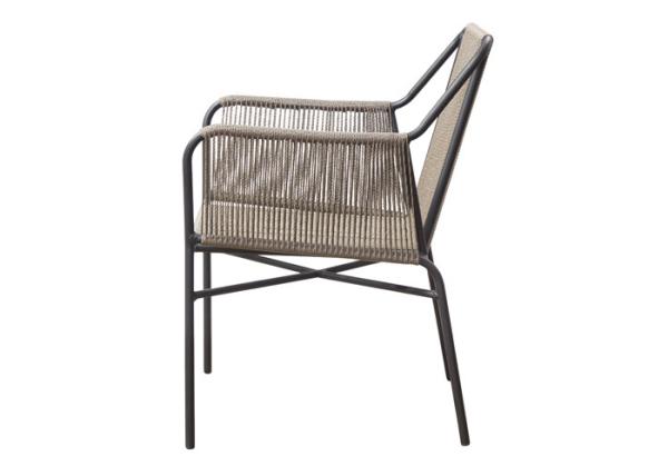 Balcony Aluminum Rope UV Resistant Outdoor Table Chairs