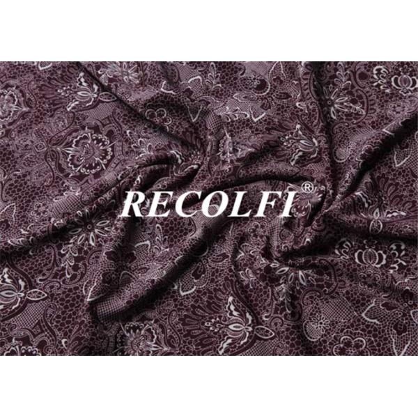 Stretchable 4 Way Knitted Fabric Spandex Workout Leggings Digital Printing