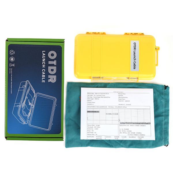 FONGKO SC/APC-SC/APC Fiber Optic Cable Extension Line SM 150M 300M 500M 1KM 2KM OTDR test Extension Cord OTDR Launch Cable Box