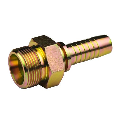 Custom Metric Hydraulic Hose Fittings / 24 Degree Cone Fitting Seat L T