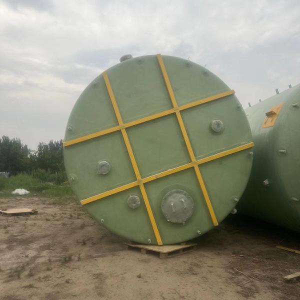 1800mm High Strength FRP Chemical Storage Tank GRP Filament Winding 3000 Gallon
