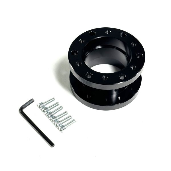 Aftermarket Aluminium Steering Wheel Adapter Kits Hub Spacers 50MM Extension For Motorsport