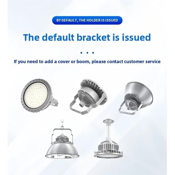 100W Explosion-proof LED Light with 5-Year Warranty and IP66 Rating for Hazardous Areas