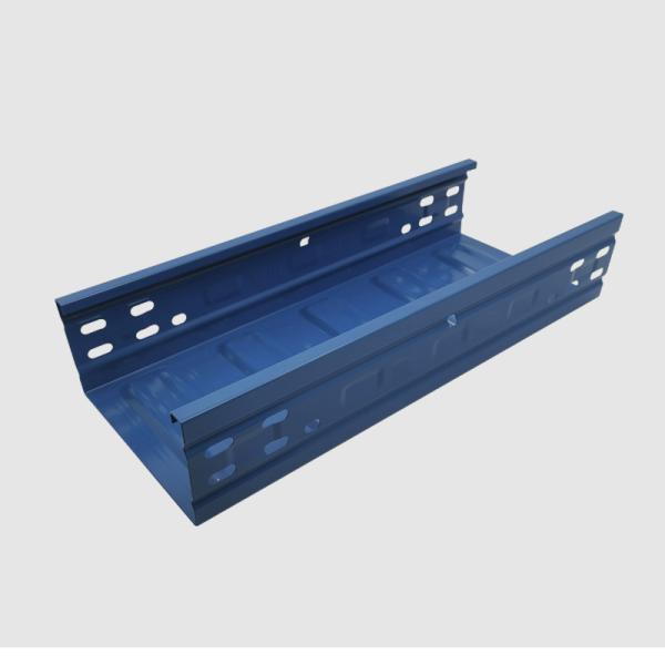 Indoor Painted Cable Tray with Couplers and Black Industrial Grade Coating