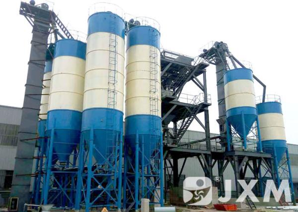 Professional Dry Mortar Production Line 200 Thousand Ton Dry Mix Concrete Batching Plant