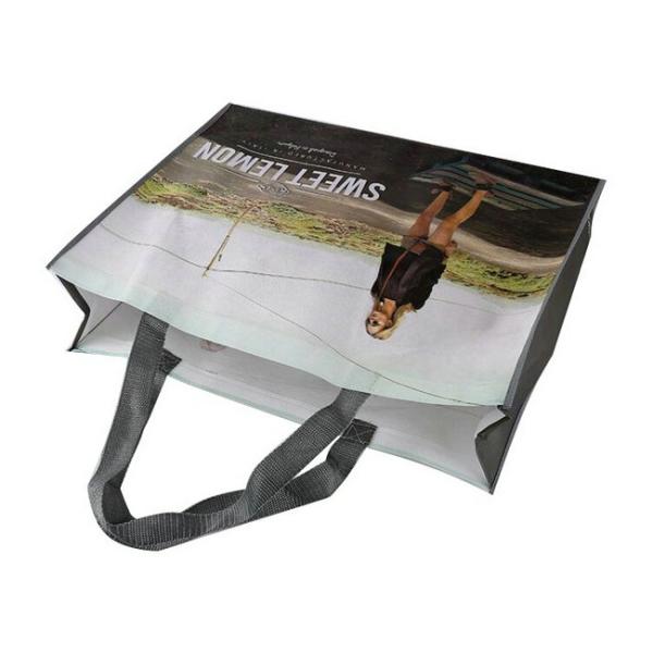 Super Strong Laminated Non Woven Polypropylene Bags Reusable For Shopping