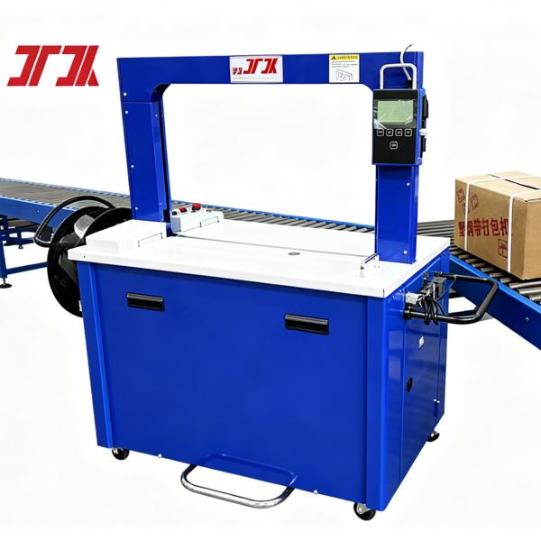 High-Speed ​​Semi-Automatic Strapping Machine PP Strap Automatic Bundling Machine with DC Motor Drive