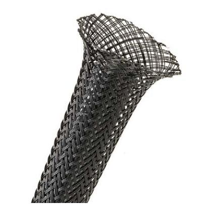 Expandable Pet Braided Cable Sleeve 1.5 Inch Flame Retardant Monofilament