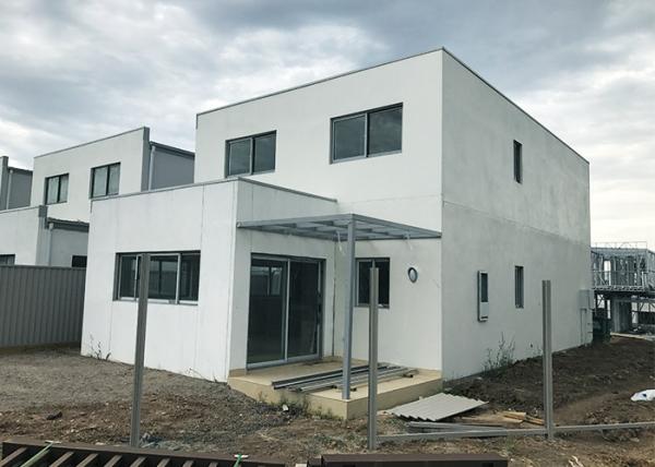 projeto do alojamento e do pacote da terra em Sydney pela casa eco-amigável da casa pré-fabricada das casas claras da casa pré-fabricada da construção de aço do calibre