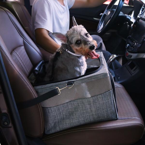 Коробка собаки сетки Оксфорда несущей перемещения любимца ремня безопасности на открытом воздухе Breathable