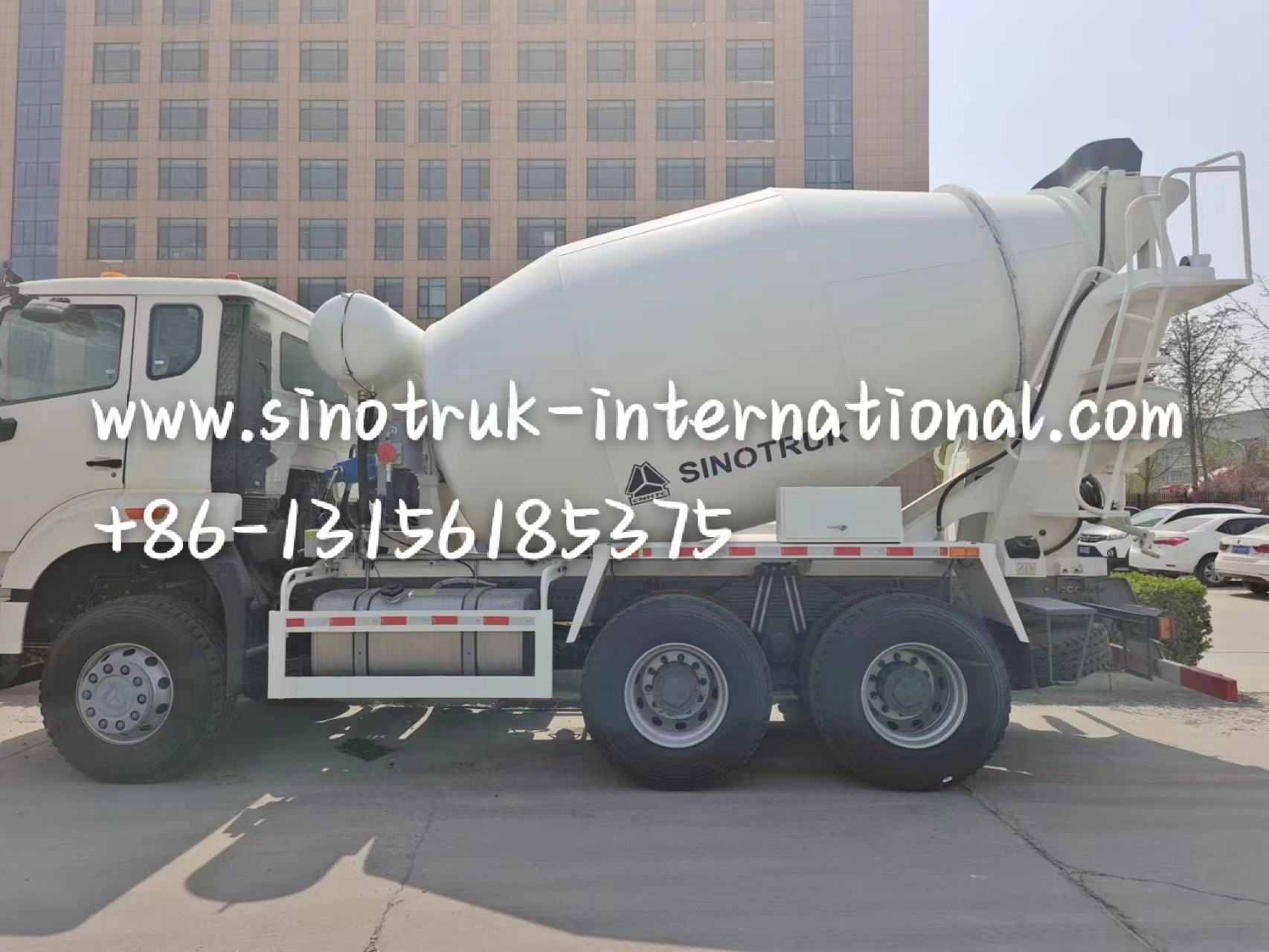 Тележка 6×4 RHD ZZ1257V324JB1R конкретного смесителя SINOTRUK HOWO