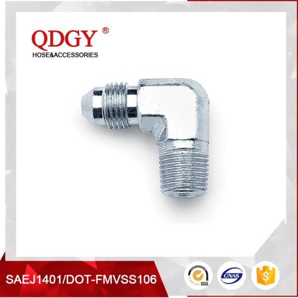 qdgy steel material with chromed plated coating qdgy -3 AND -4 AN 1/8 NPT PIPE MALE 90 DEGREE