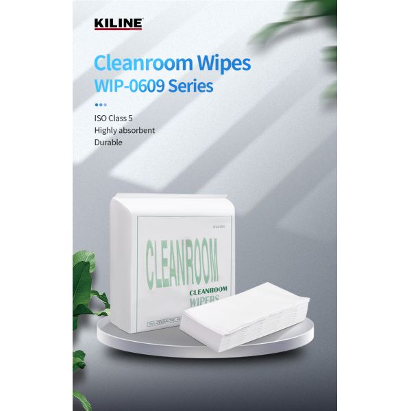 KILINE Premium 50GSM Low-linting Eco-Friendly Nonwoven Wipes for Cleanroom Environments