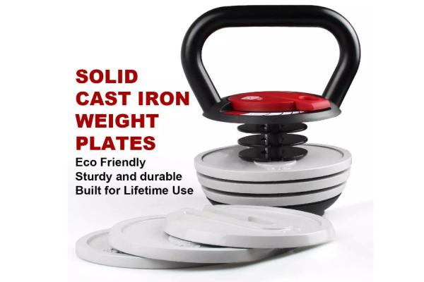 23*20.8*30cm Adjustable Fitness Kettlebells 40lb Cast Iron Paint Hand Held Dumbbells