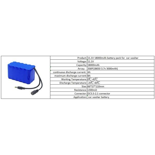 18650 7.4 V Rechargeable Battery Pack